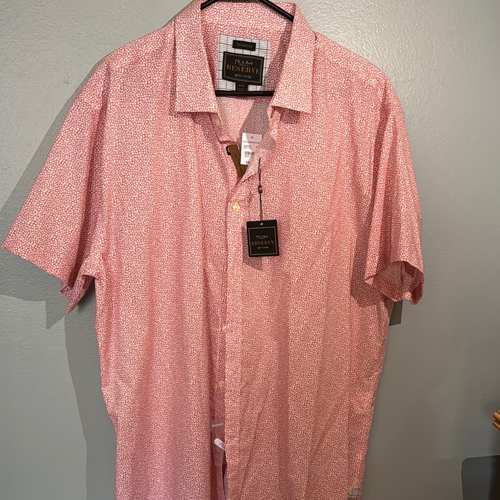 Jos. A. Bank Pink Casual Button Down Shirt